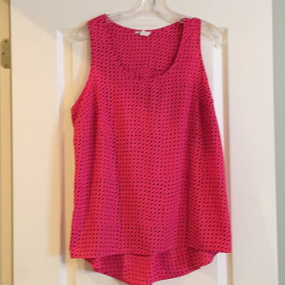 Halogen pink sleeveless top